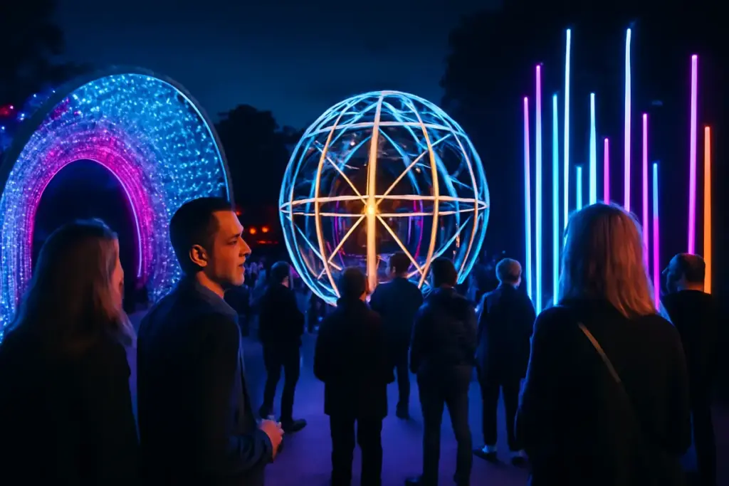 Installazioni luminose innovative per eventi serali: l’effetto wow che fa parlare tutti