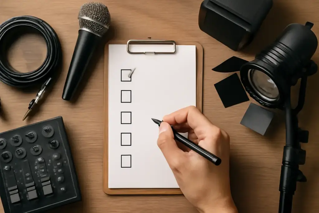 Quali sono i servizi tecnici indispensabili per un evento? La checklist che non può mancare