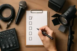 Quali sono i servizi tecnici indispensabili per un evento? La checklist che non può mancare