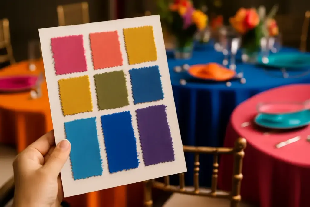 Quali colori prediligeranno gli eventi nei prossimi mesi? Le palette che trasmettono emozione e unicità
