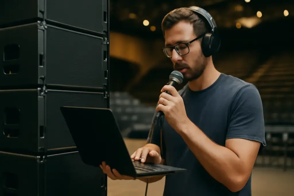 Come testare il sistema audio prima dell’evento? Un controllo rapido che individua problemi nascosti